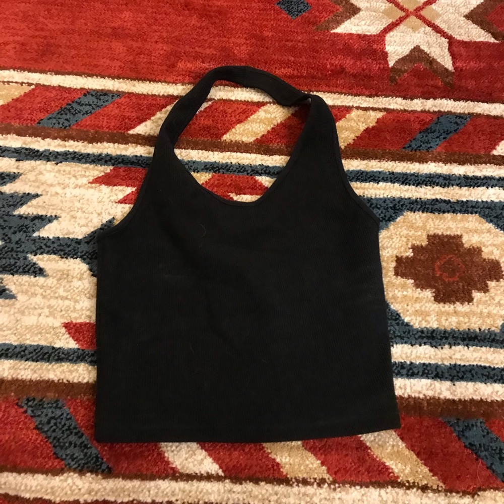 Top Shop cropped halter top